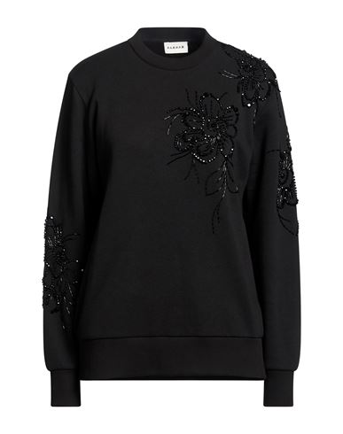 P. a.r. o.s. h. Woman Sweatshirt Black Size S Cotton