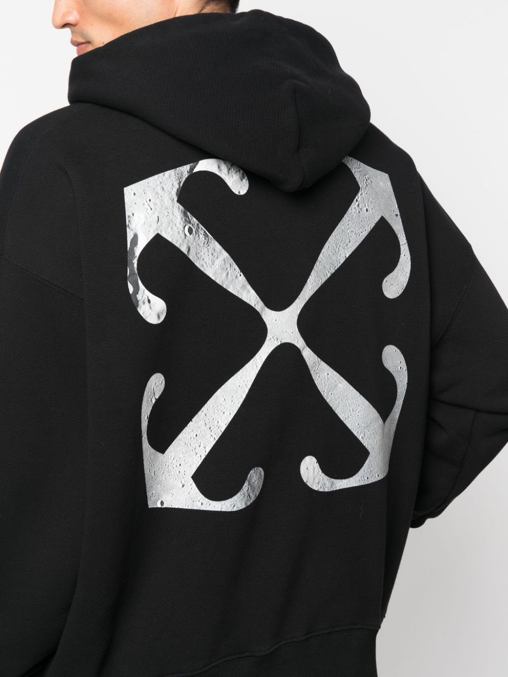Lunar Arrow Skate Hoodie Black Grey