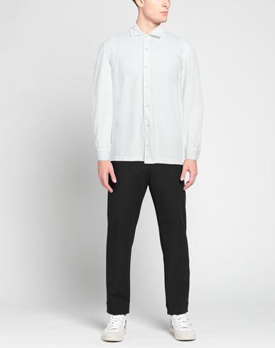 Bl'ker Man Shirt White Size S Cotton