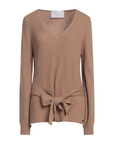 Woman Sweater Camel Size L Viscose, Wool, Polyamide, Cashmere