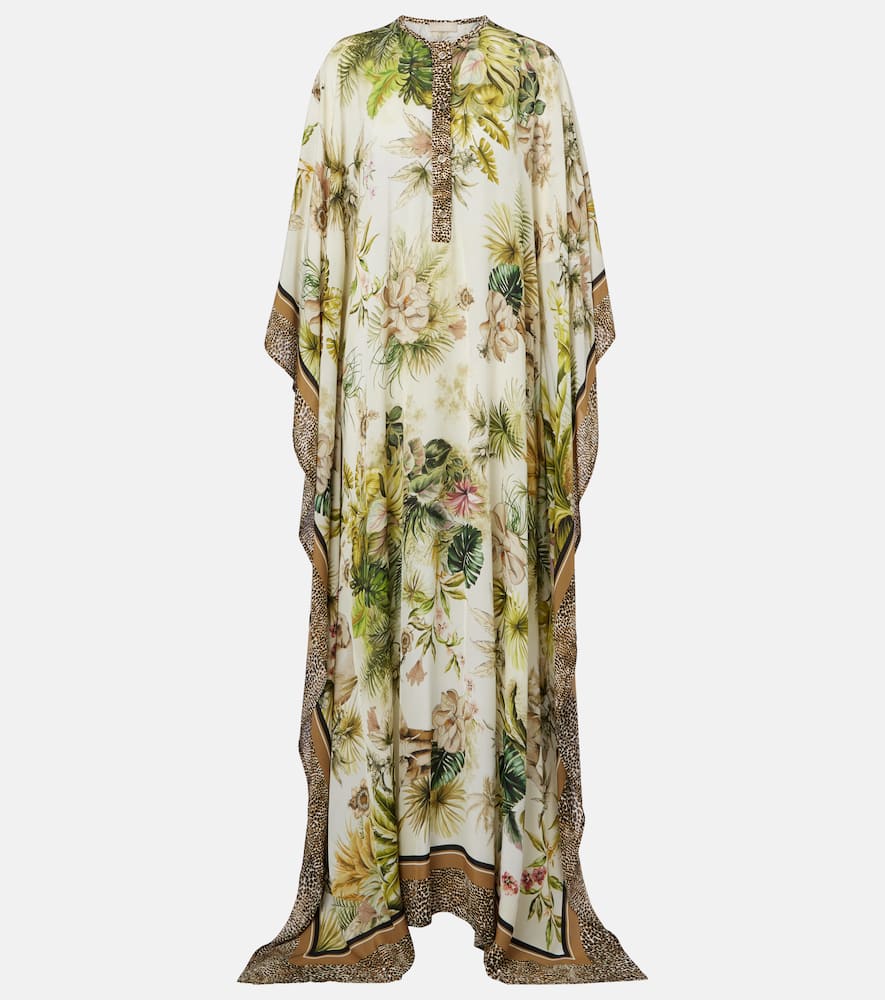Savannah printed chiffon kaftan