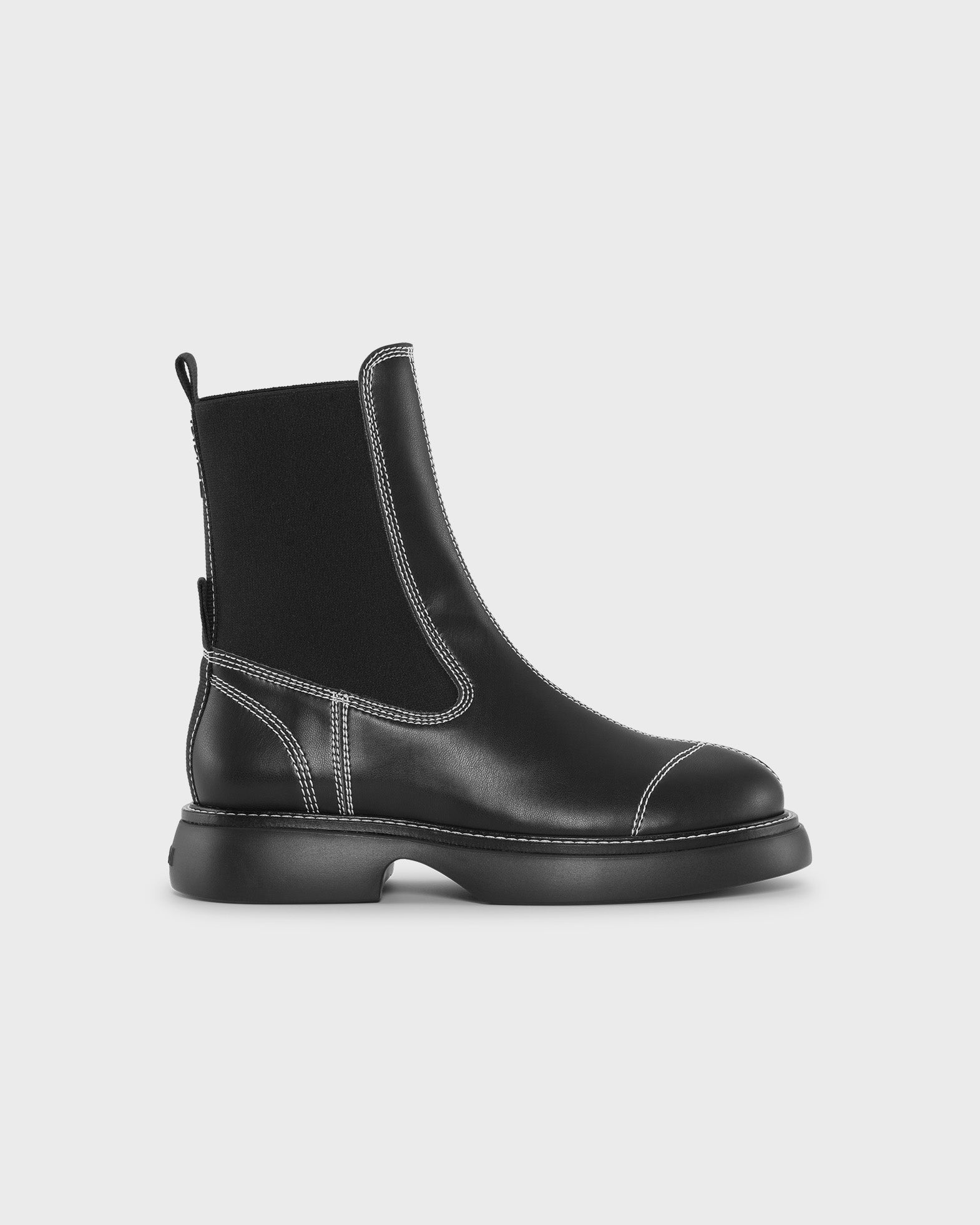Ganni Boots Everyday Mid Chelsea Black EUR