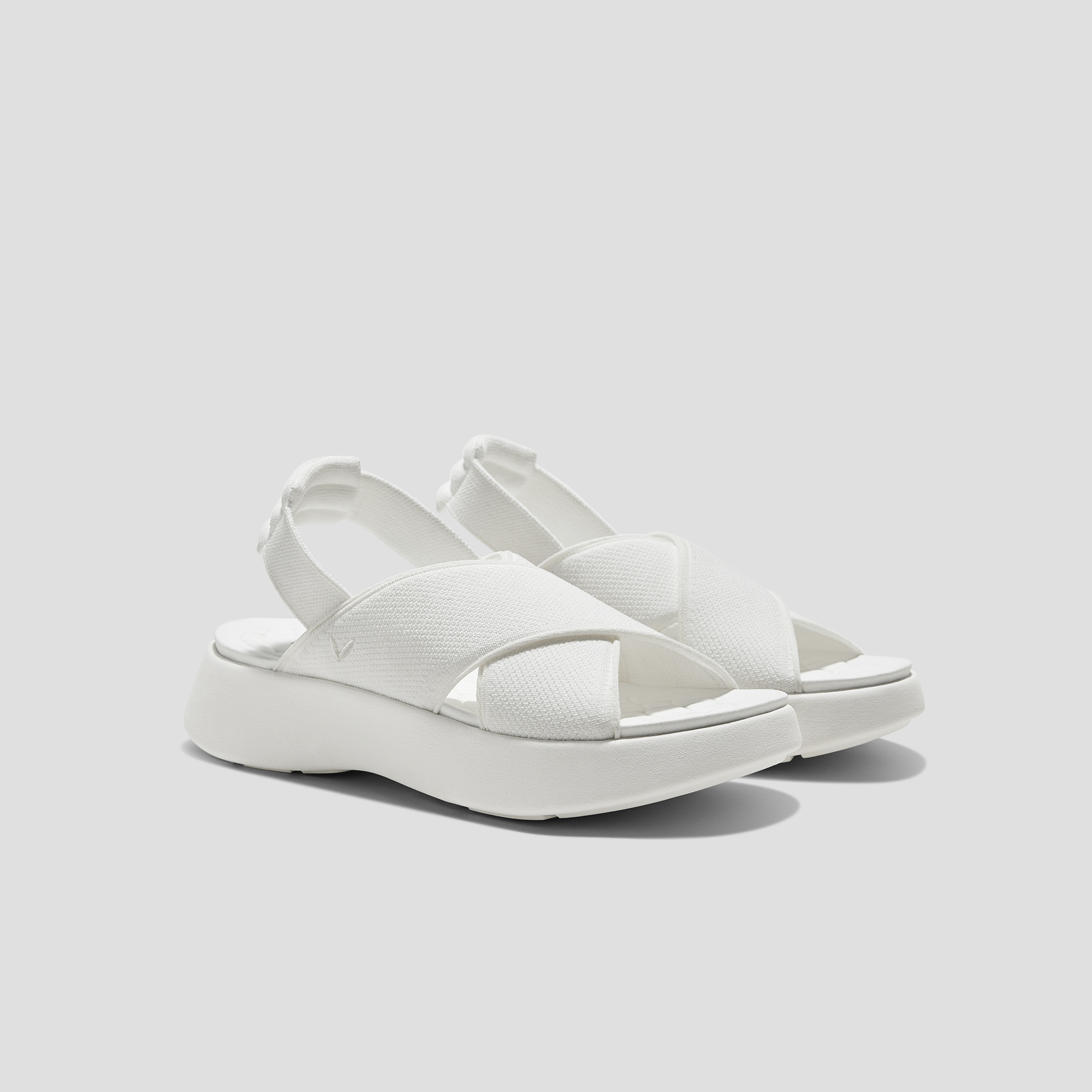 VIVAIA Elastic Back Strap Walker Sandals Kara 2.0|WHITE