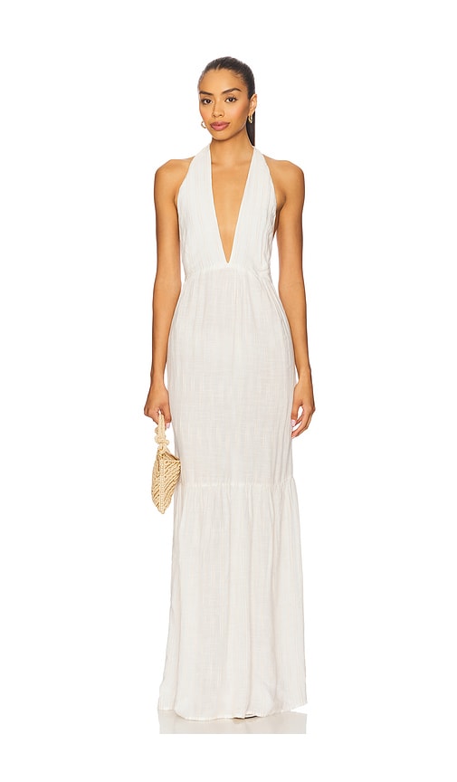 LSPACE Soller Maxi Dress in Cream. - XL also in
