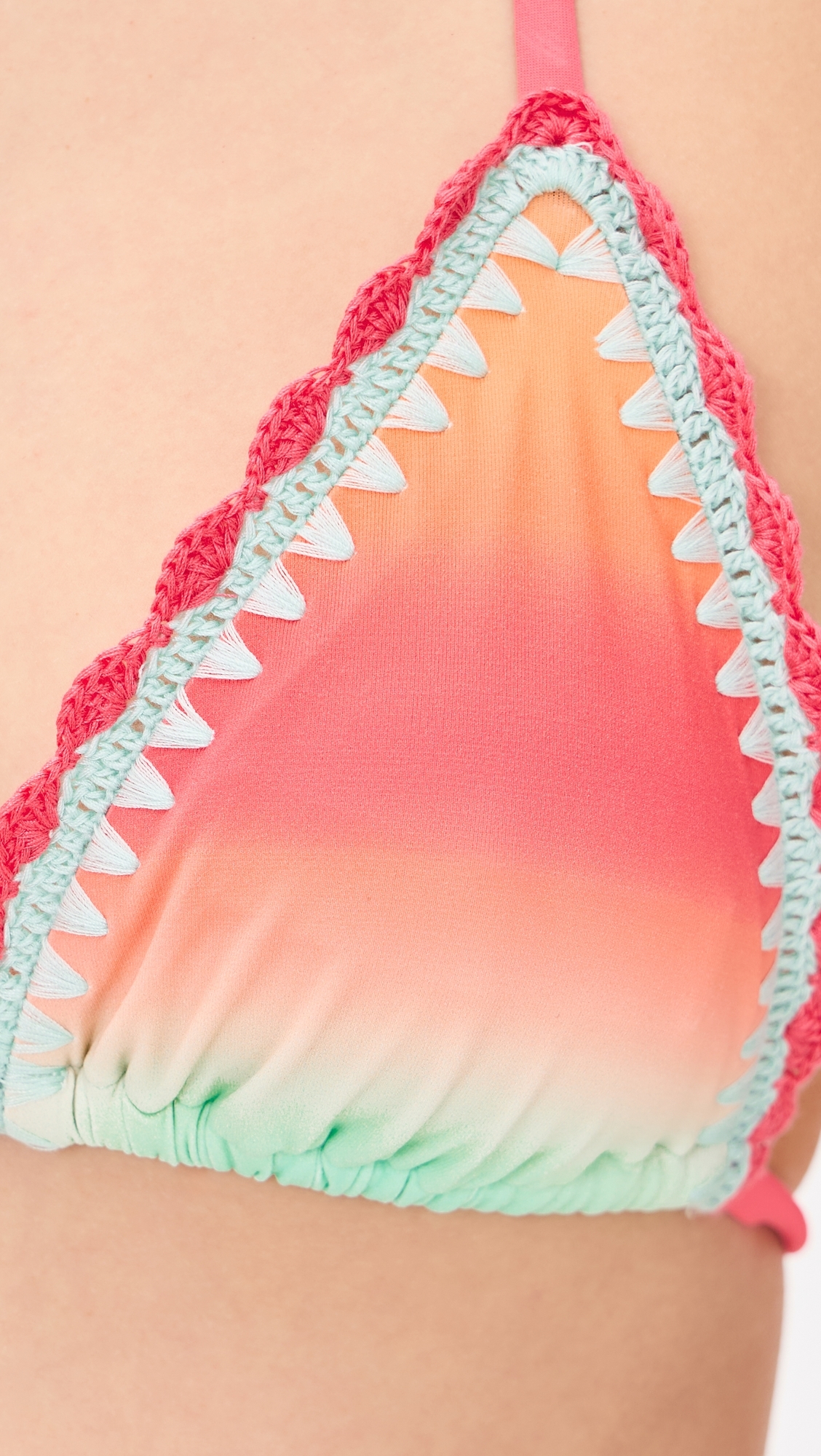 Winona Bikini Top Guava Jelly Crochet