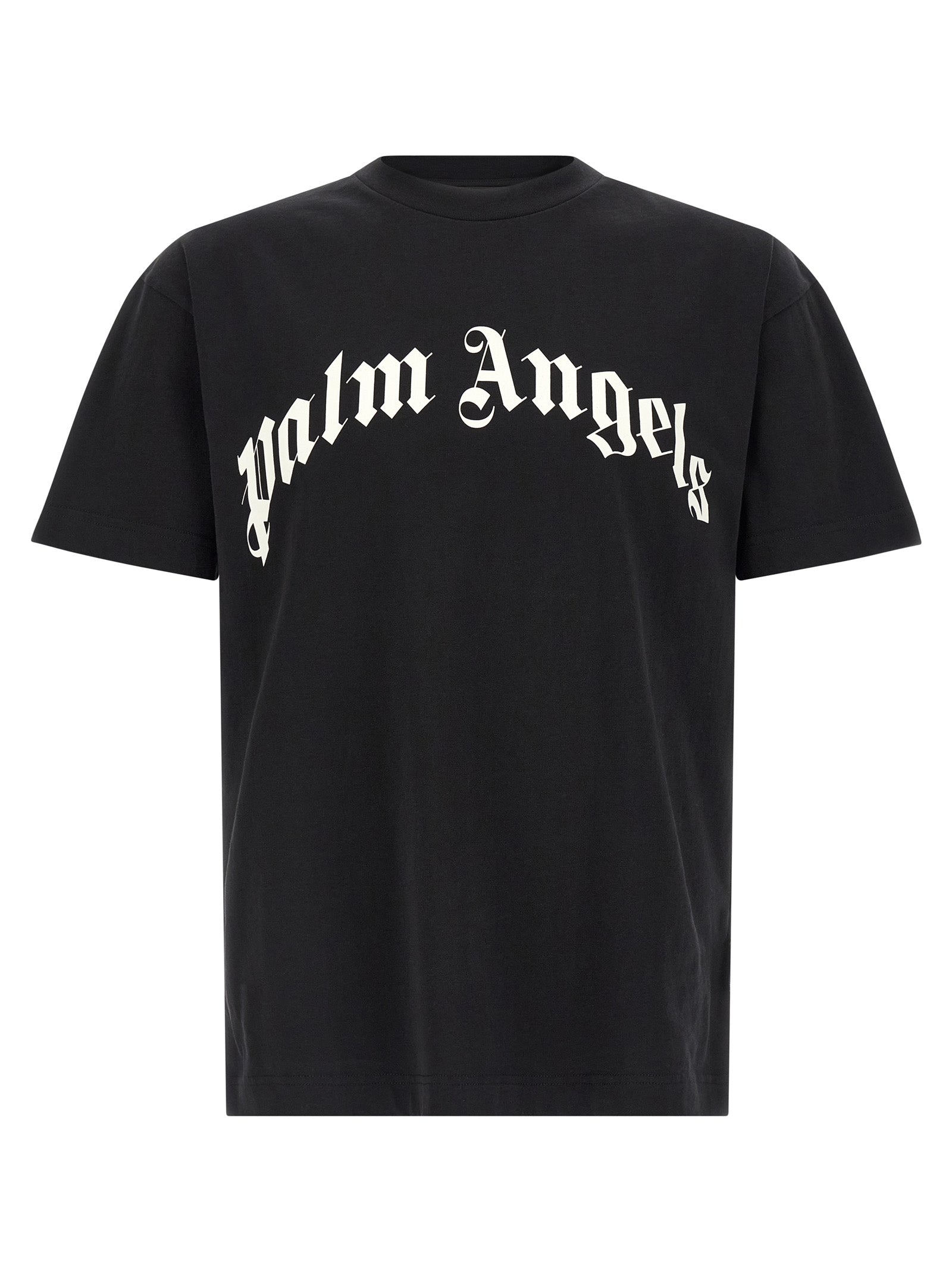 Logo-Printed Cotton T-Shirt — Black