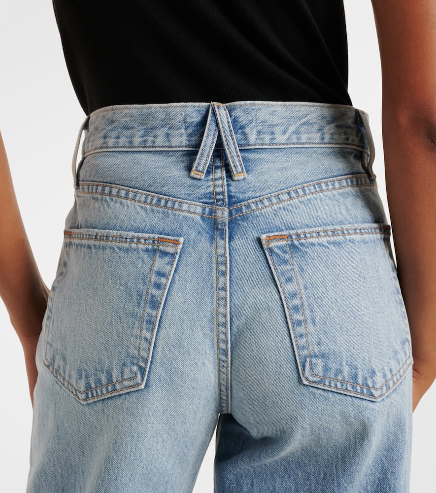 Grace mid-rise wide-leg jeans