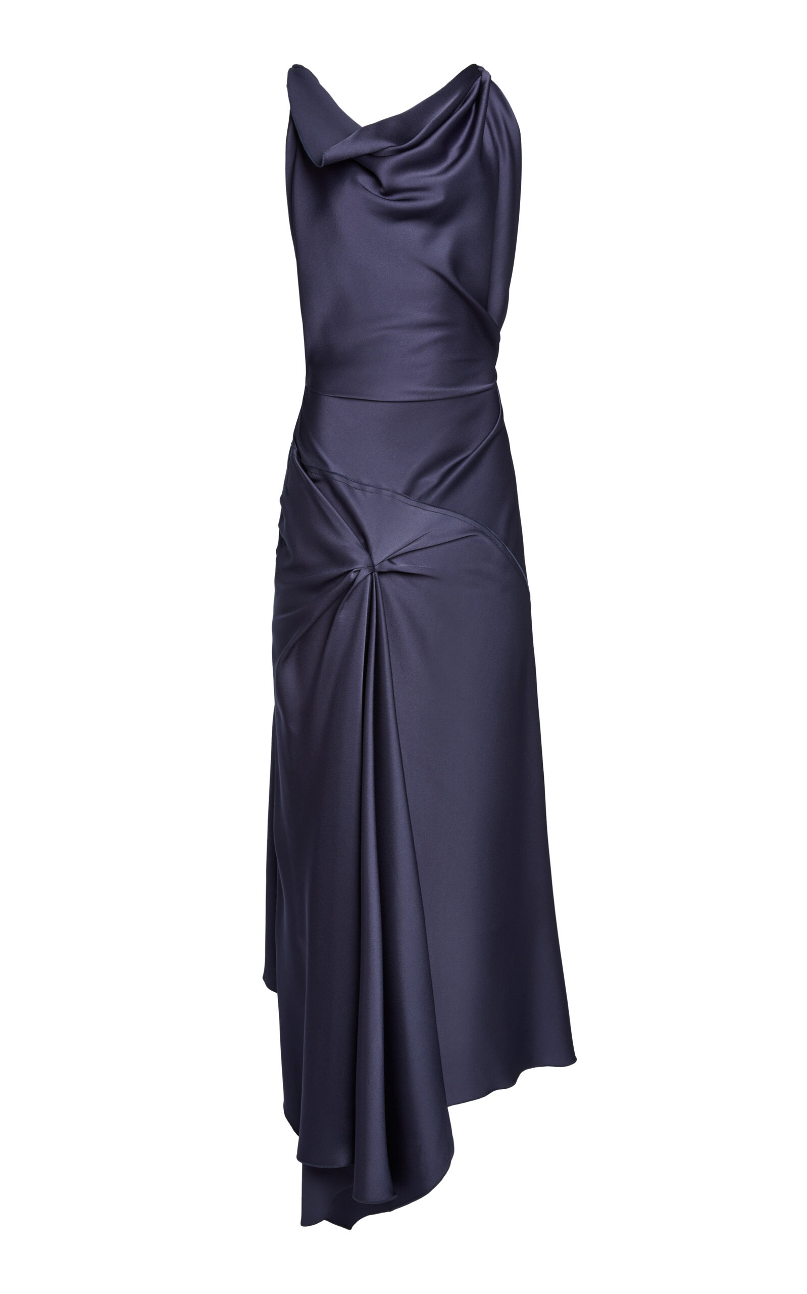 Posy Twist-Detail Midi Dress