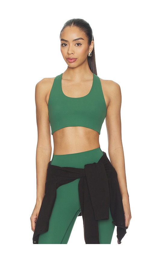 Splits59 Sara Airweight Bra in Dark Green. - S also in XS