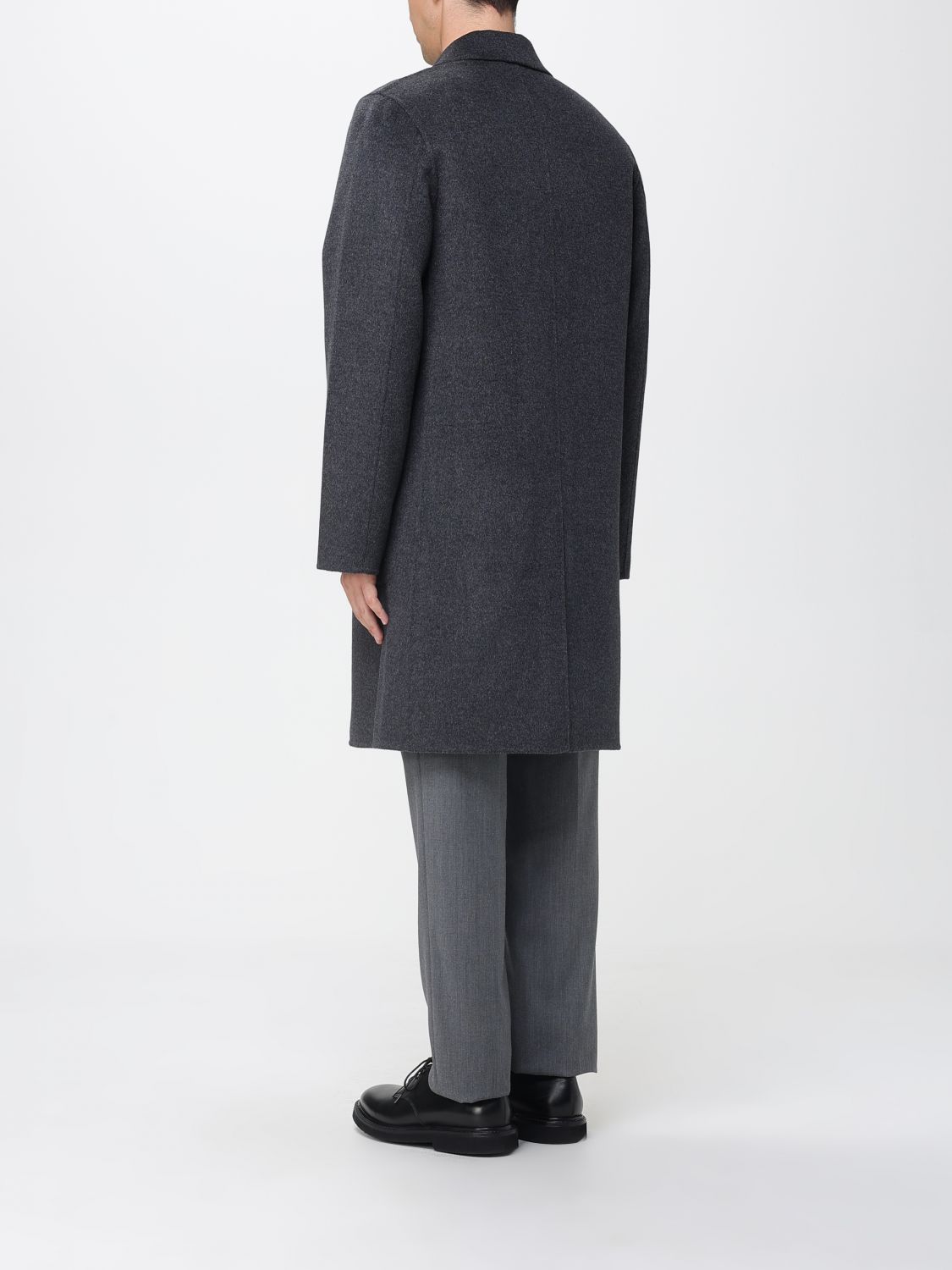Coat Men color Black