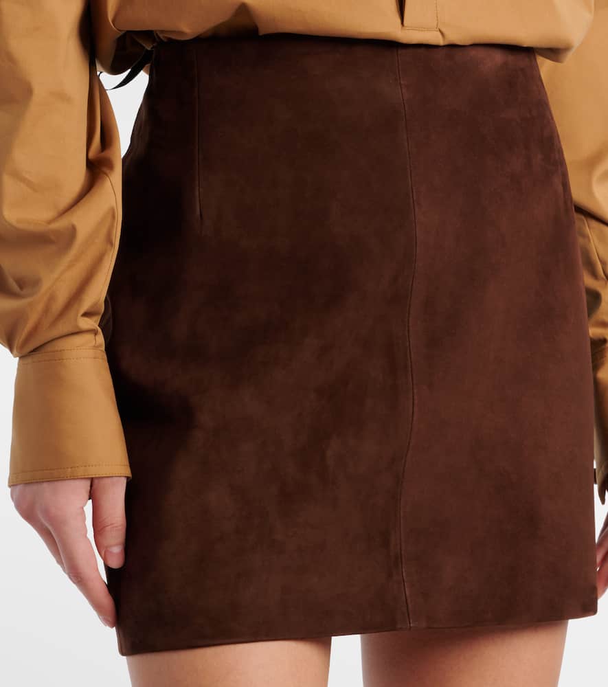 Remi suede miniskirt