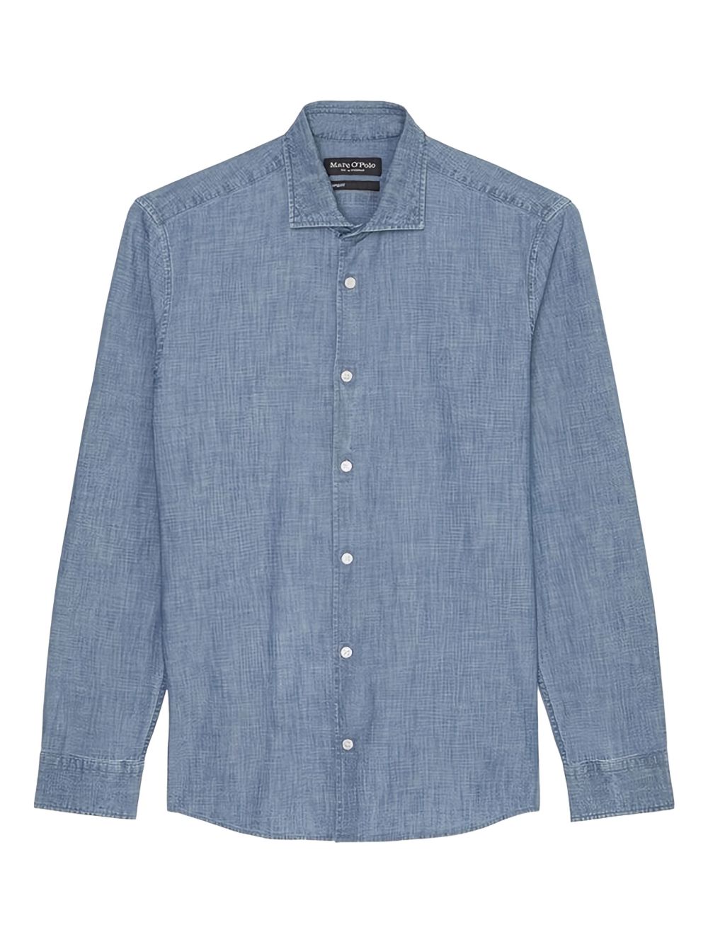 Button-up chambray shirt - Blue