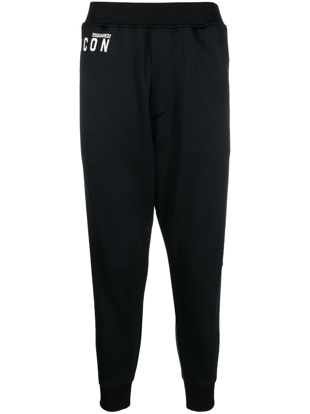 Icon logo-print track pants - Black
