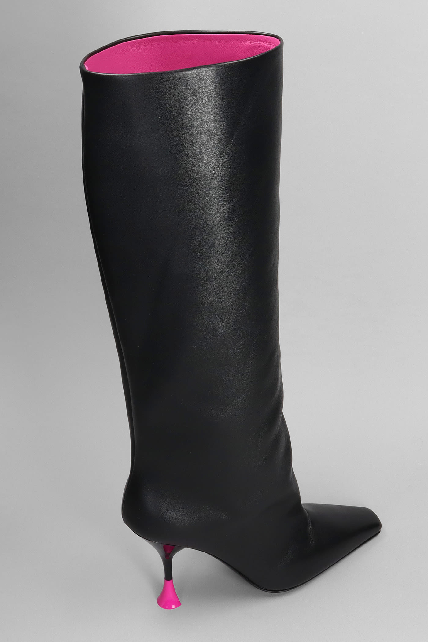 Agata 095 Boots In Black Leather