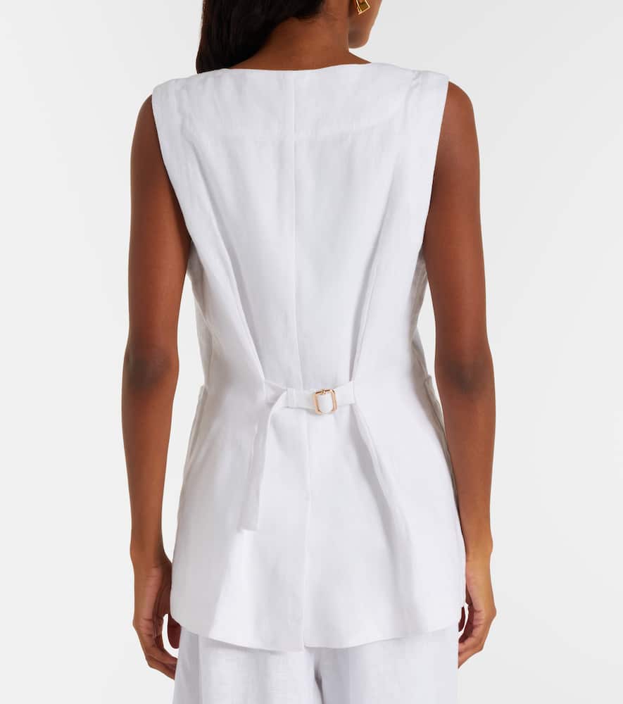 Emma linen vest