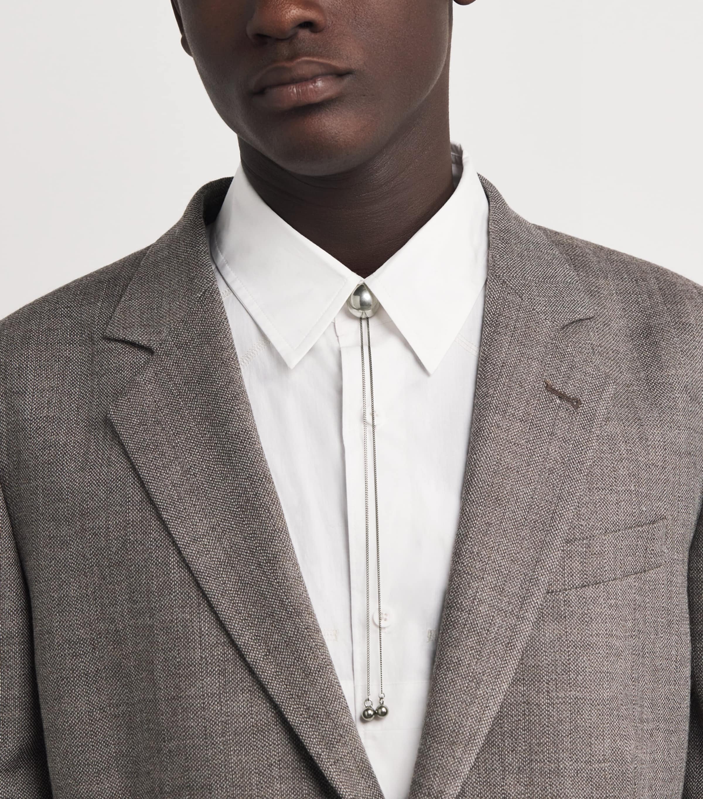 Rattle Bolo Tie Necklace