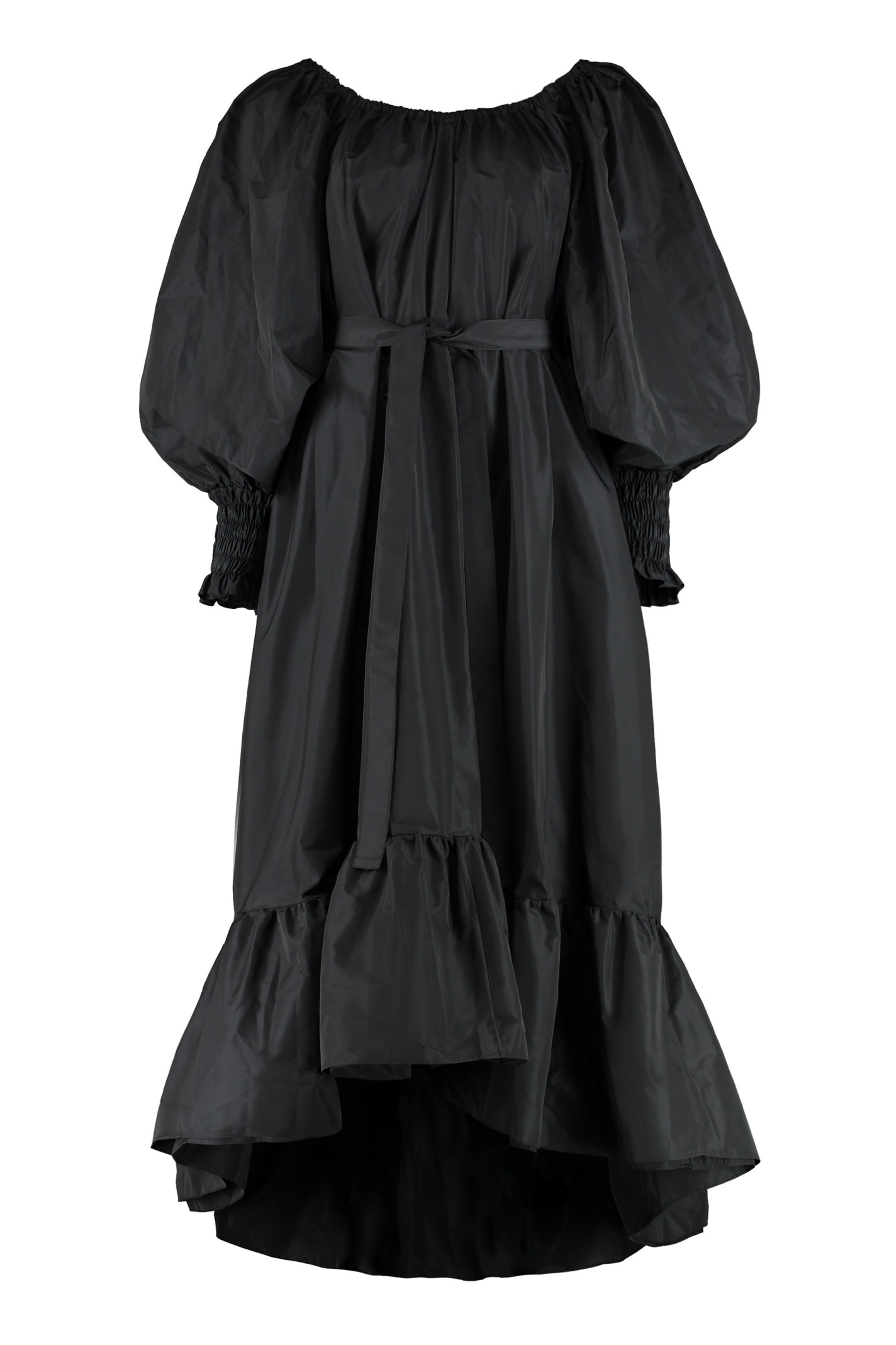 Ruffled Off-the-shoulder Dress
