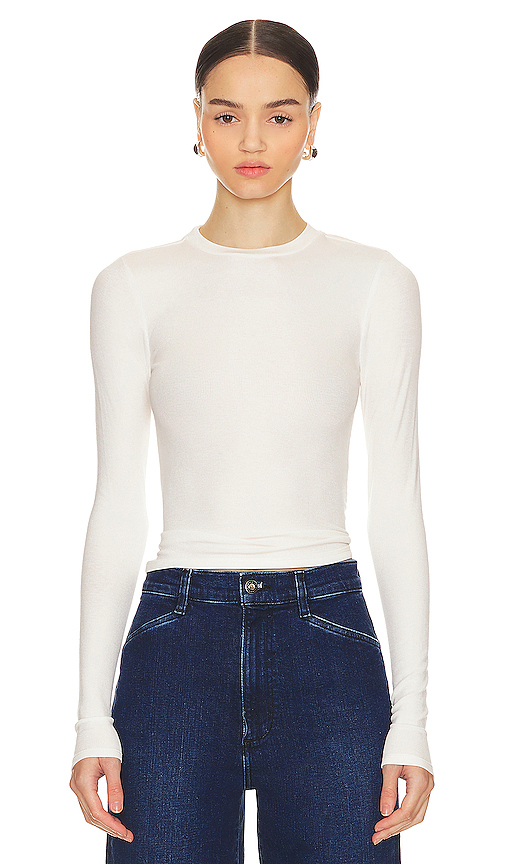 Lovers and Friends Hailey Long Sleeve Tee in Black. - M also in