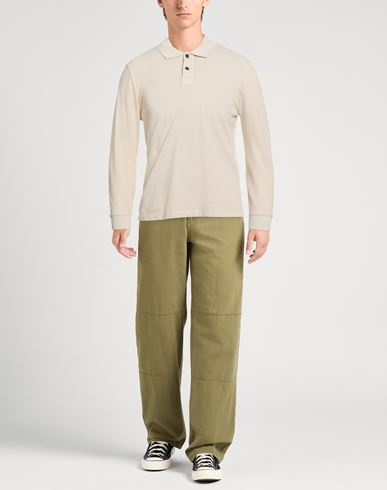 Man Polo shirt Cream Size S Cotton