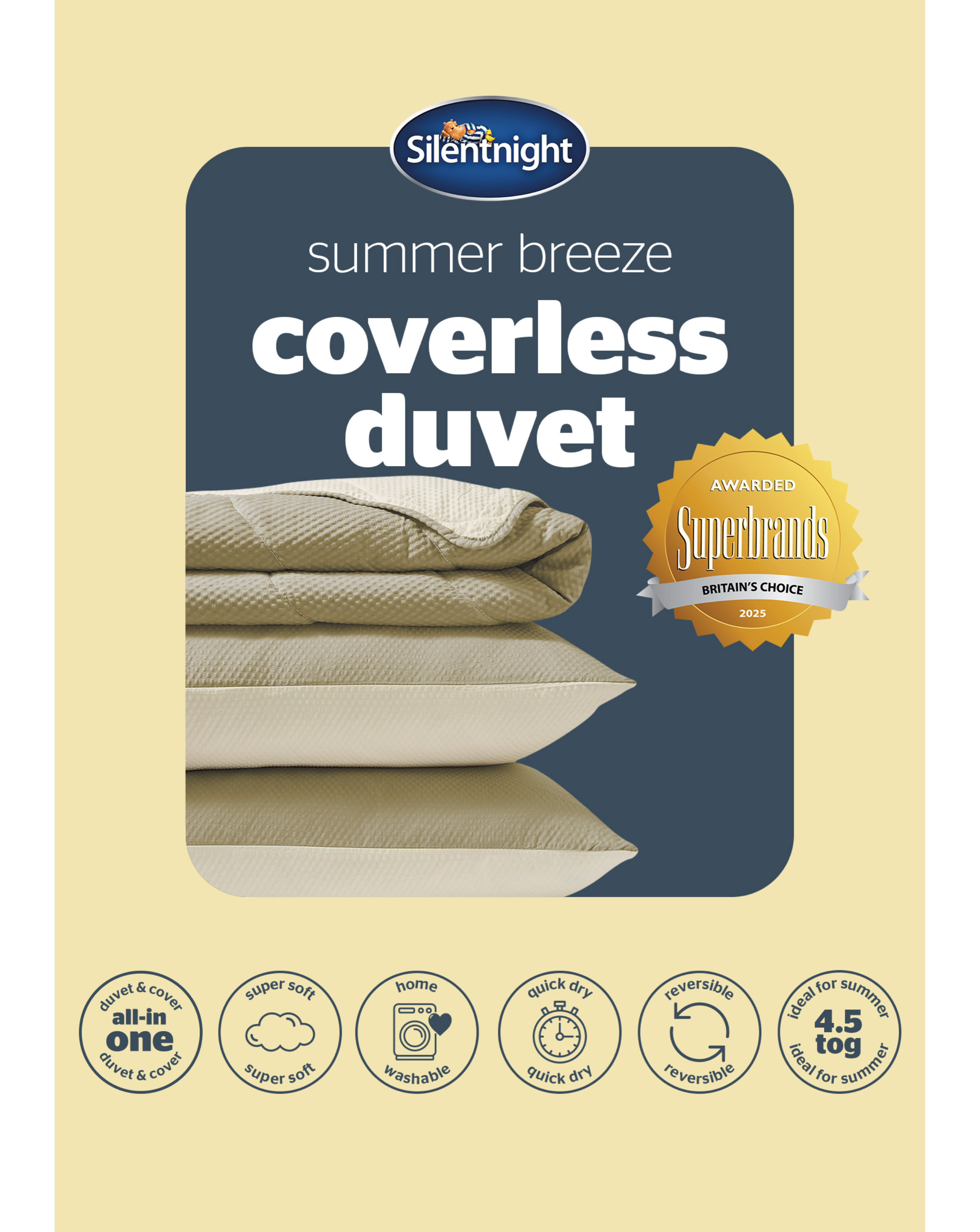Silentnight Summer Breeze 4.5 Tog Duvet