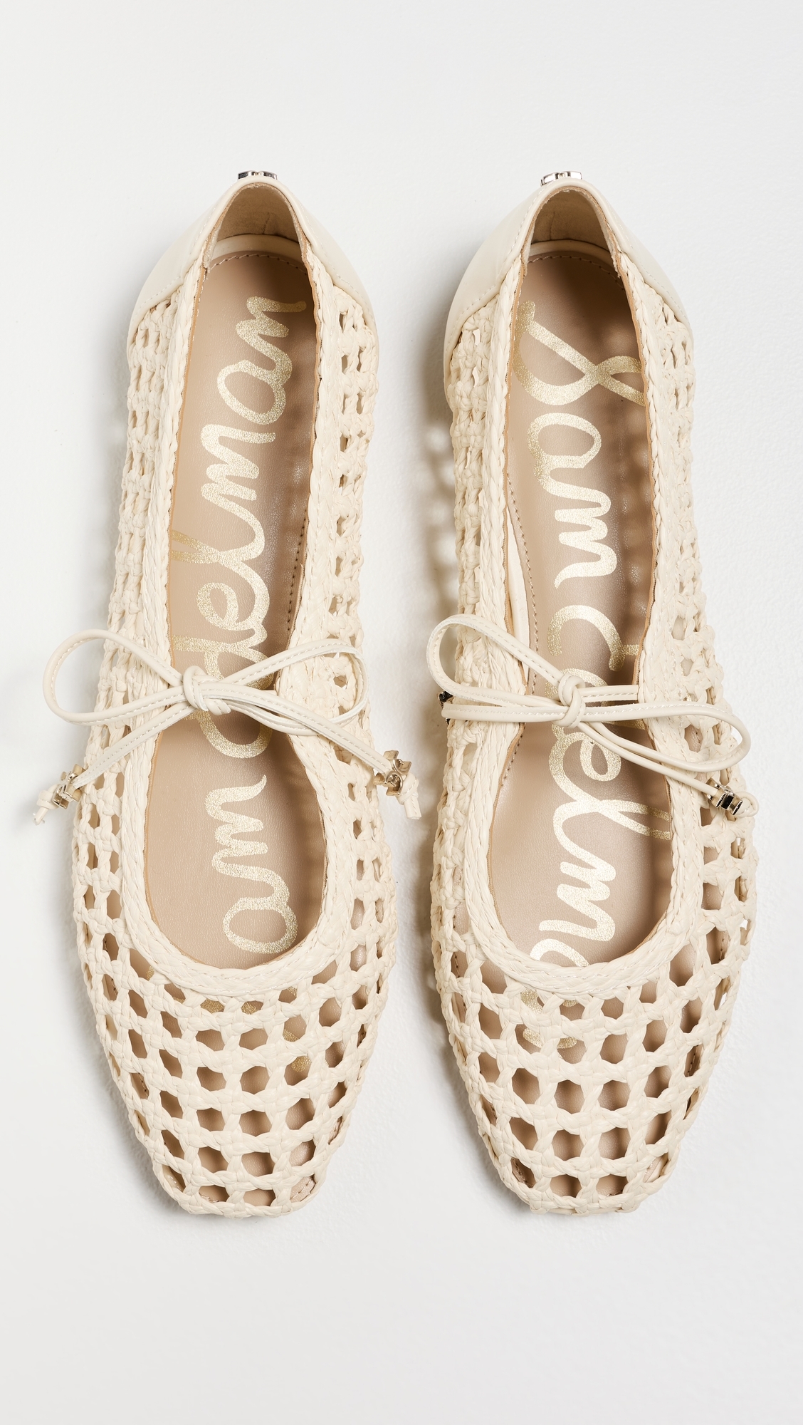 Marcie Woven Flats Modern Ivory Weave