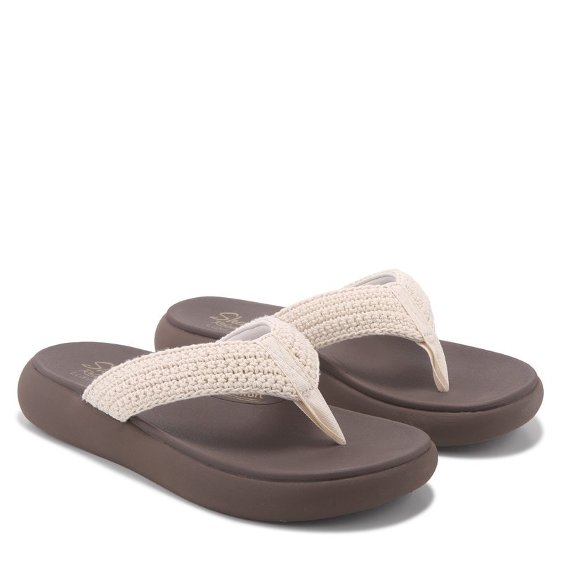 Women's Asana Luxe Flip Flop Sandals (Natural)