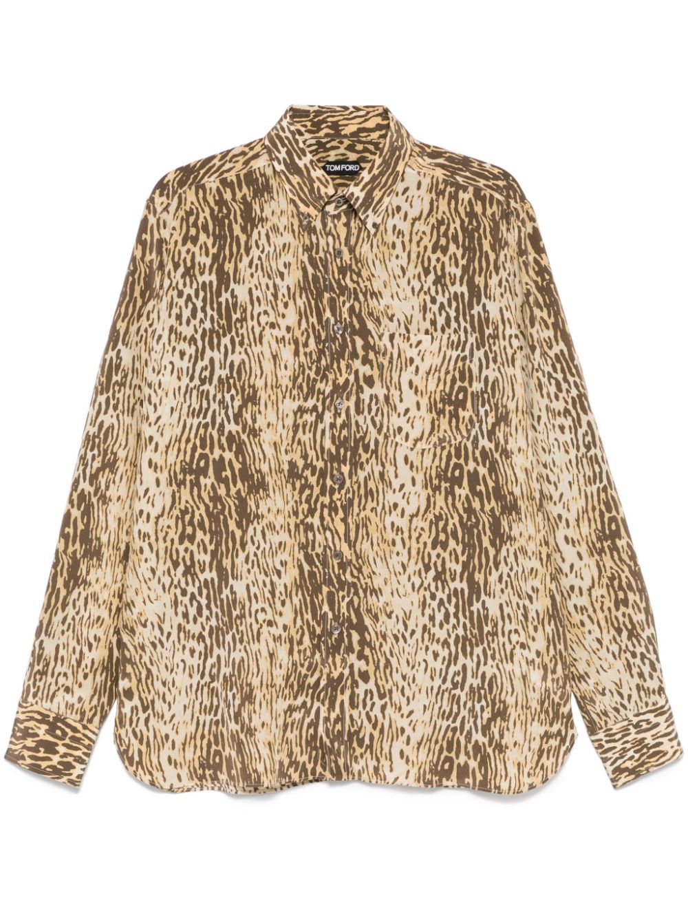 Animal-print shirt - Neutrals
