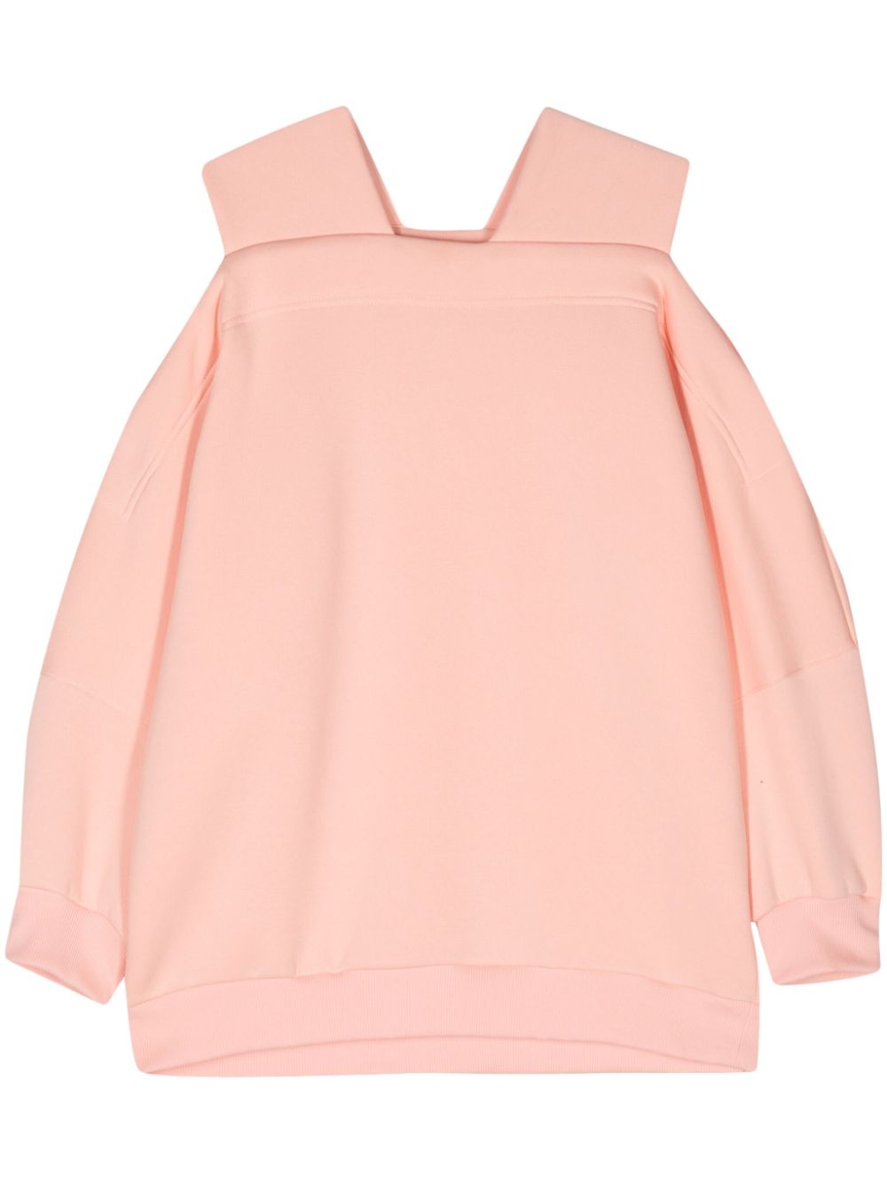 Sushi cold-shoulder sweatshirt - Pink