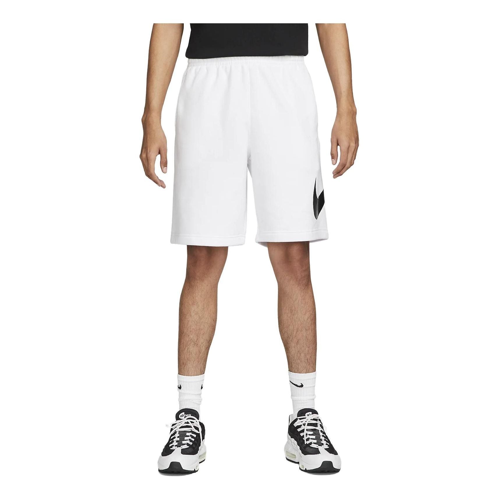 Sportswear Club Graphic Shorts 'White Black'