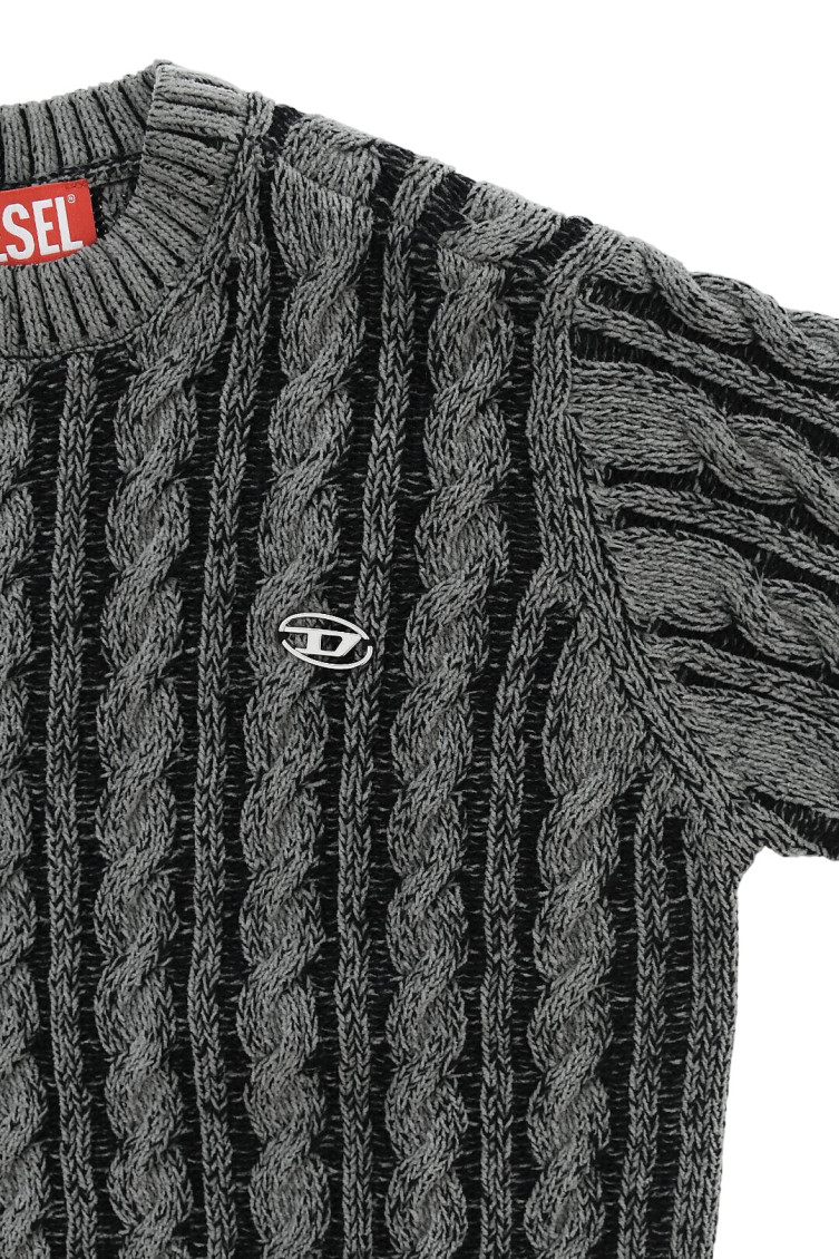 Kids Grey Knitted Sweater