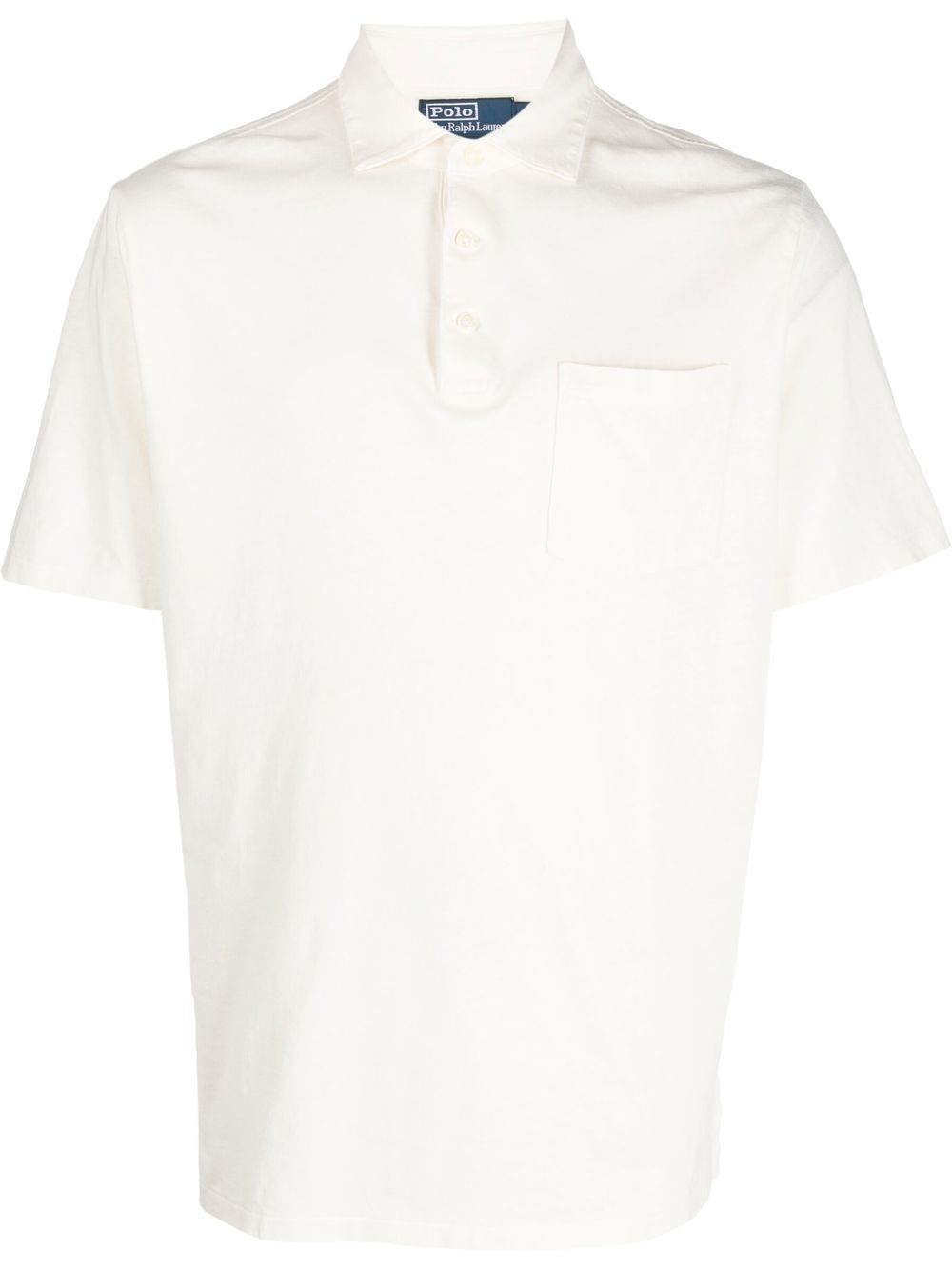 Patch-pocket polo shirt - Neutrals