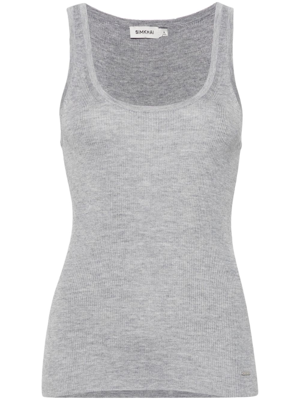 Logo plaque tank top - Grey