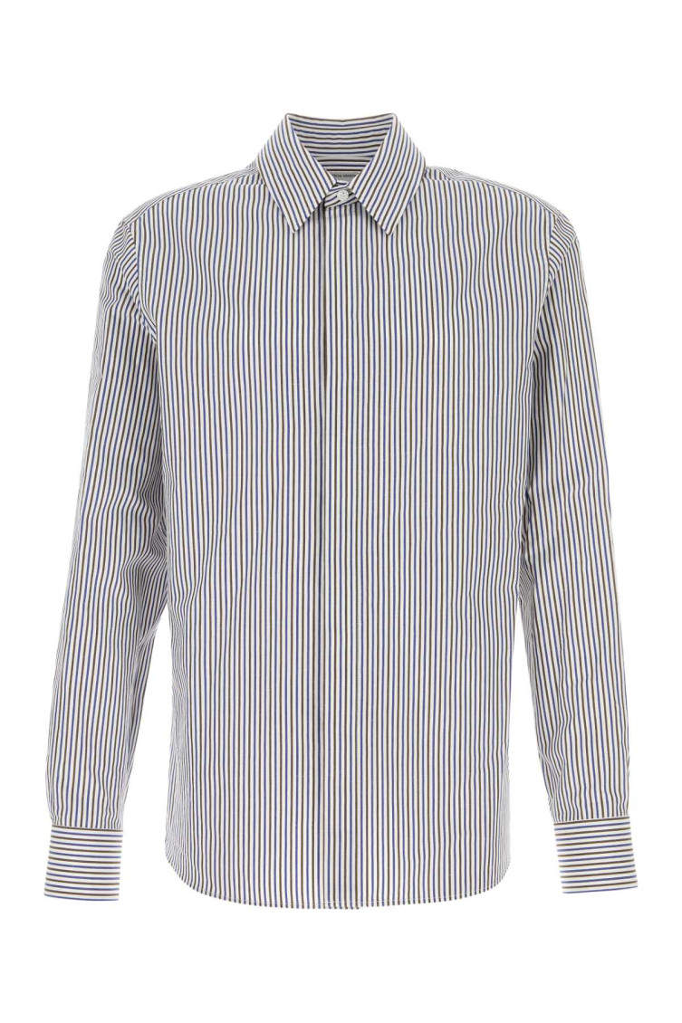 Embroidered Cotton Blend Shirt