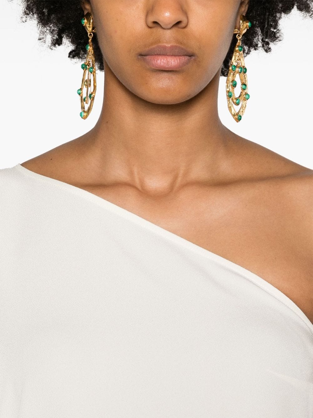 Arno one-shoulder minidress - White