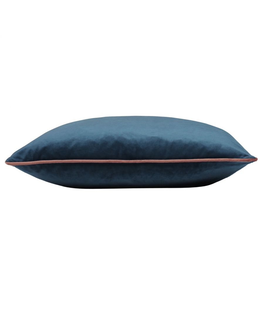 Paoletti Meridian Cushion - Blue/Pink - x