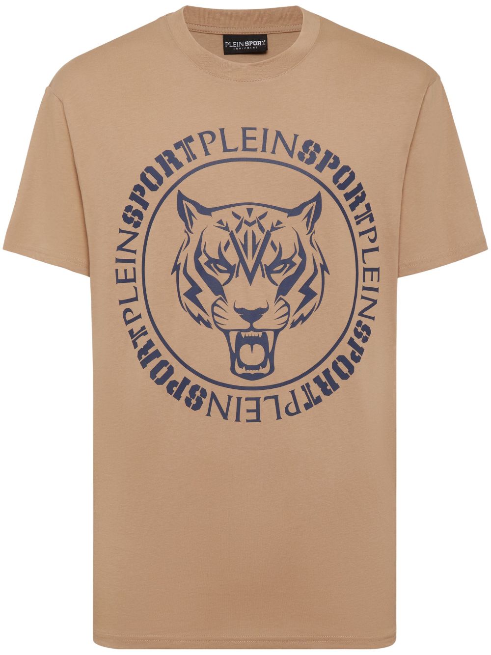 Plein Sport tiger-print cotton T-shirt - Black