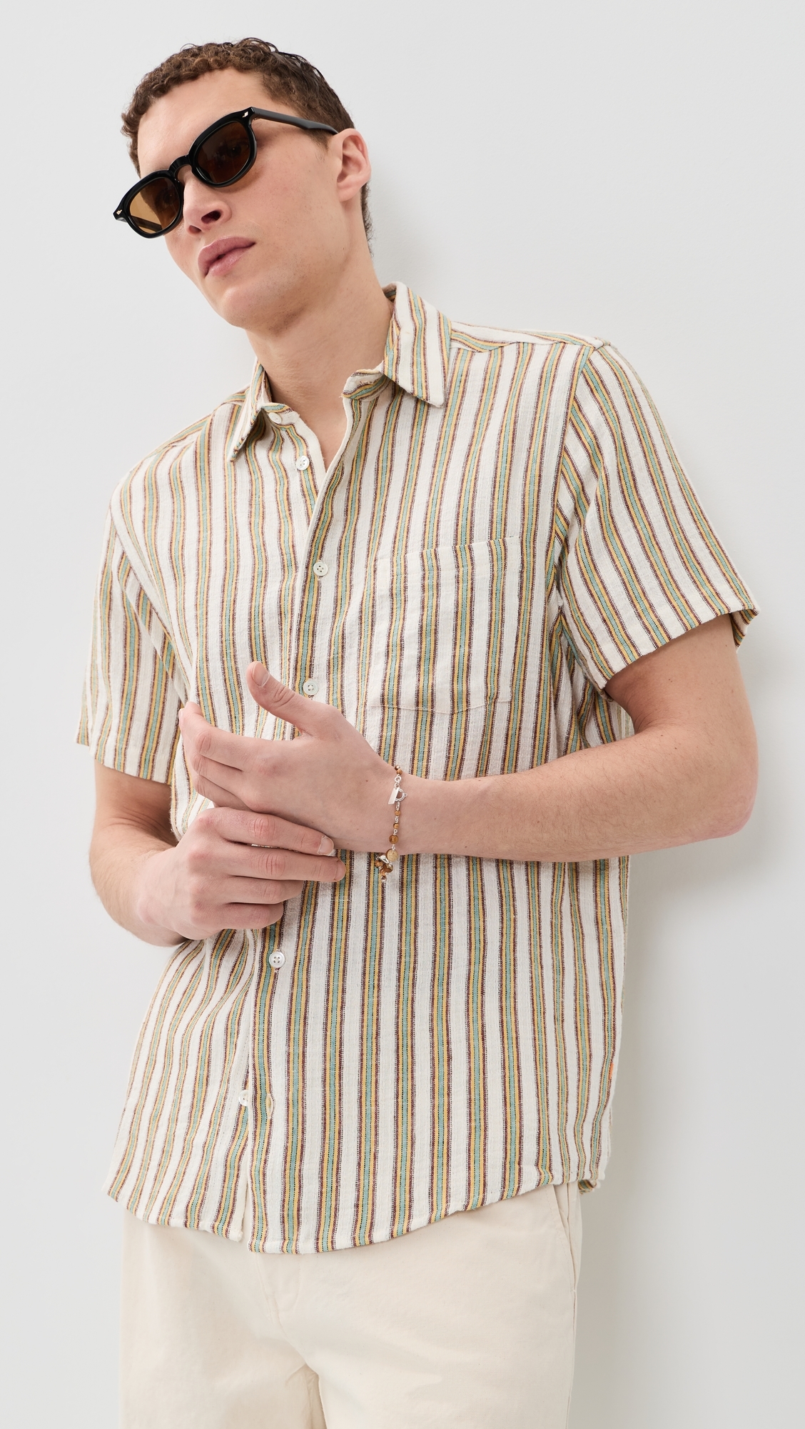Canopy Classic Stripe Shirt White / Multi