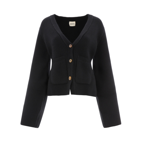 The Scarlet cashmere cardigan - Black