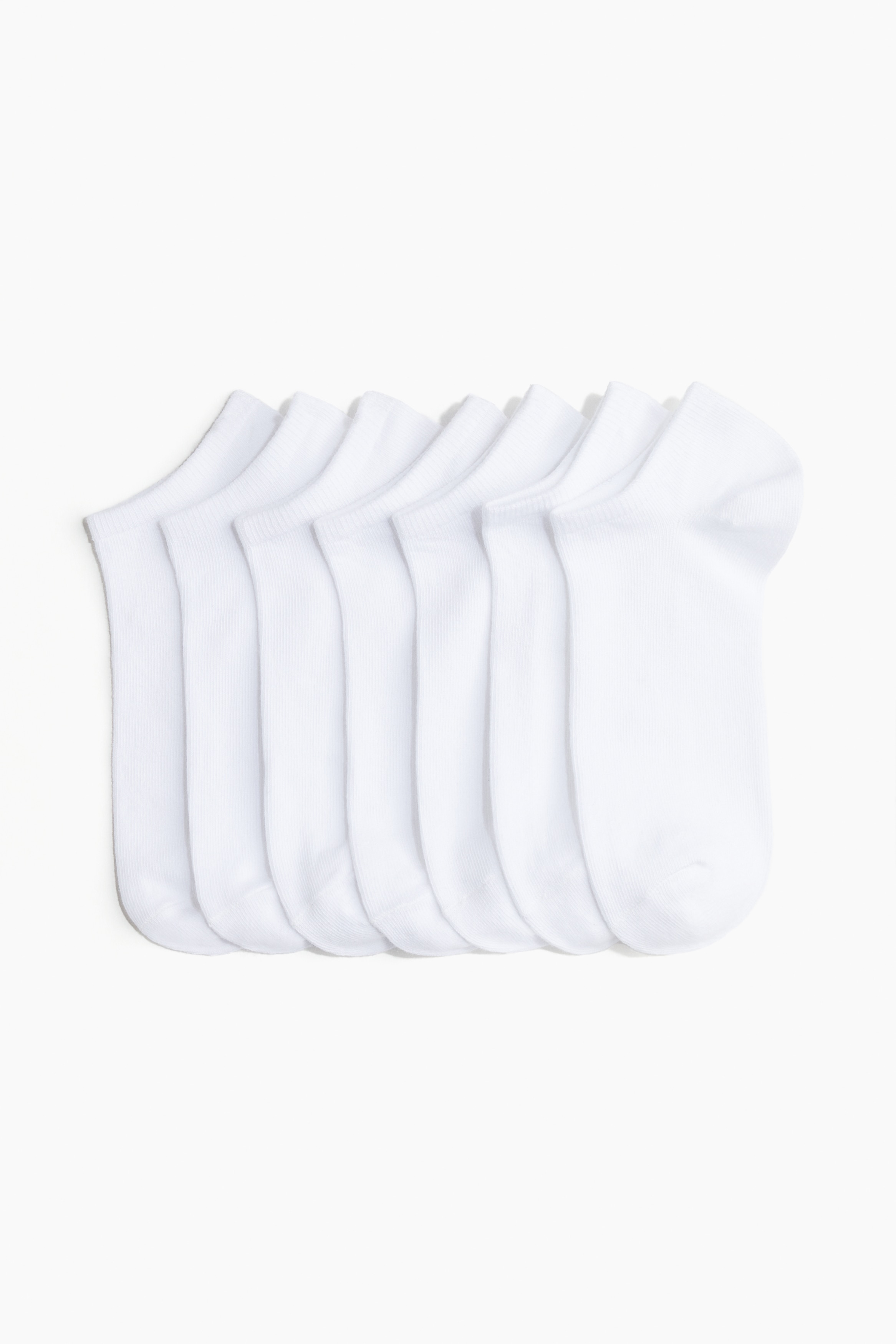7-pack Ankle Socks - White