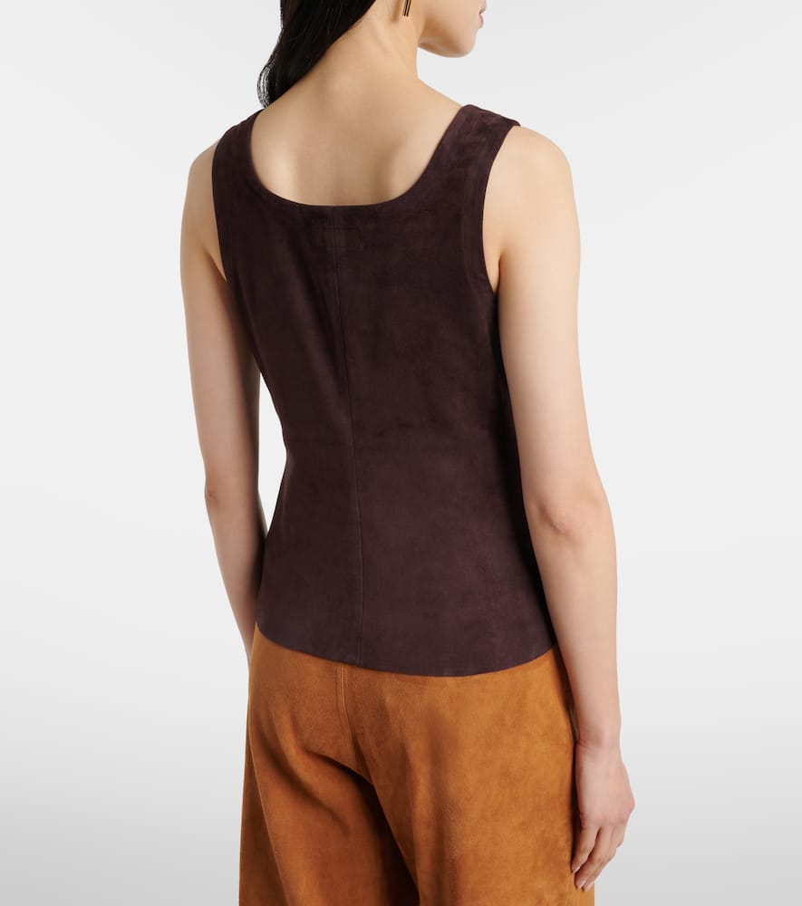 Edie suede tank top