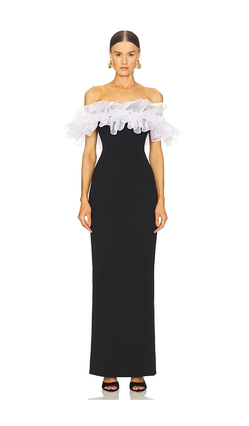 Susanna Chow Sasha Maxi Dress in Black.  4. Also in