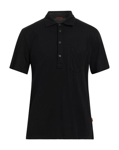 Man Polo shirt Black Size L Cotton
