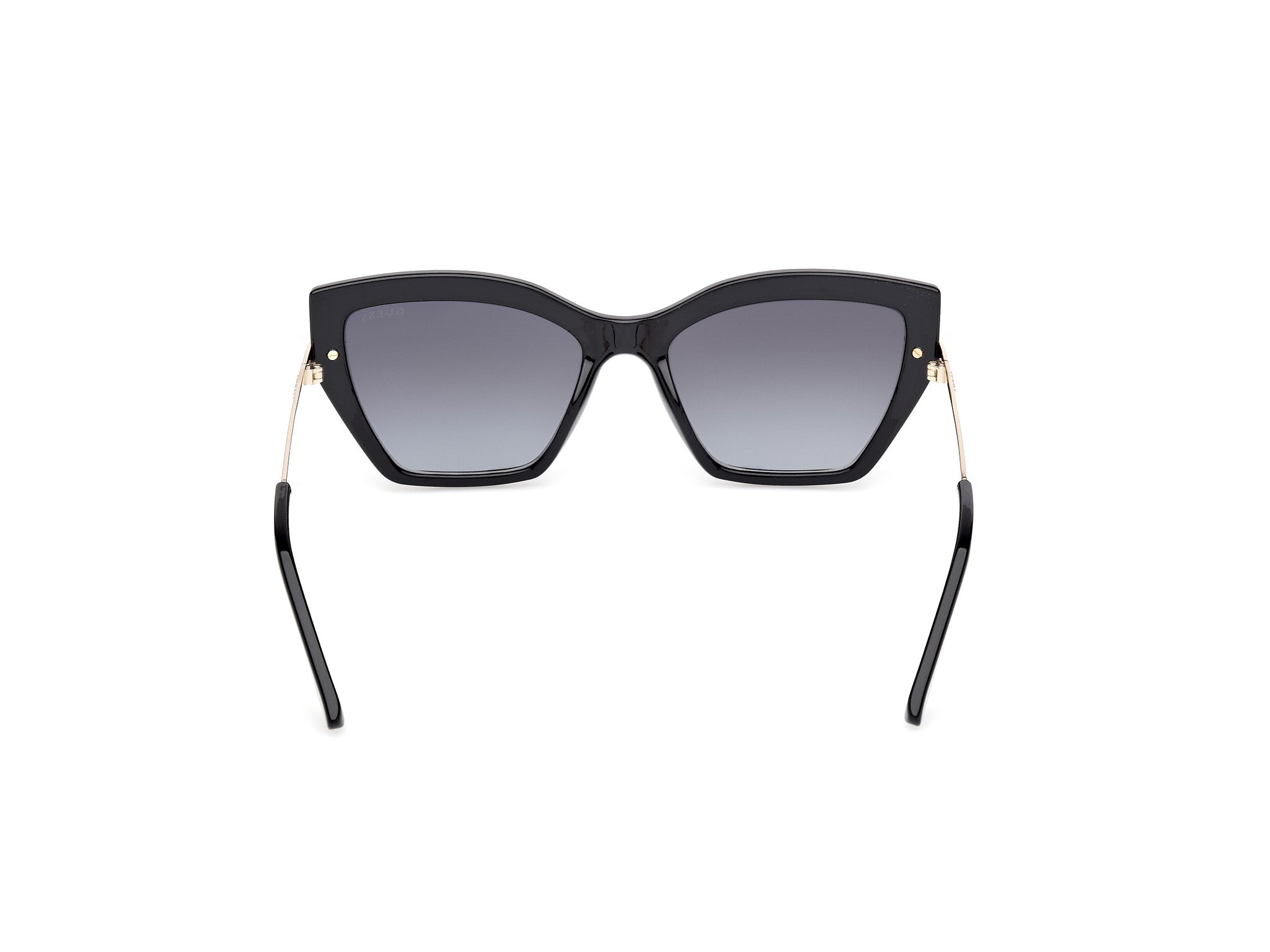 Guess Mujer Guess GU00216 01B Gafas de sol Inyectado Negro Fumar Cuadrada Norma