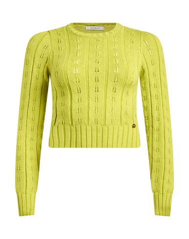 Woman Sweater Lime green Size L Viscose, Polyester, Polyamide