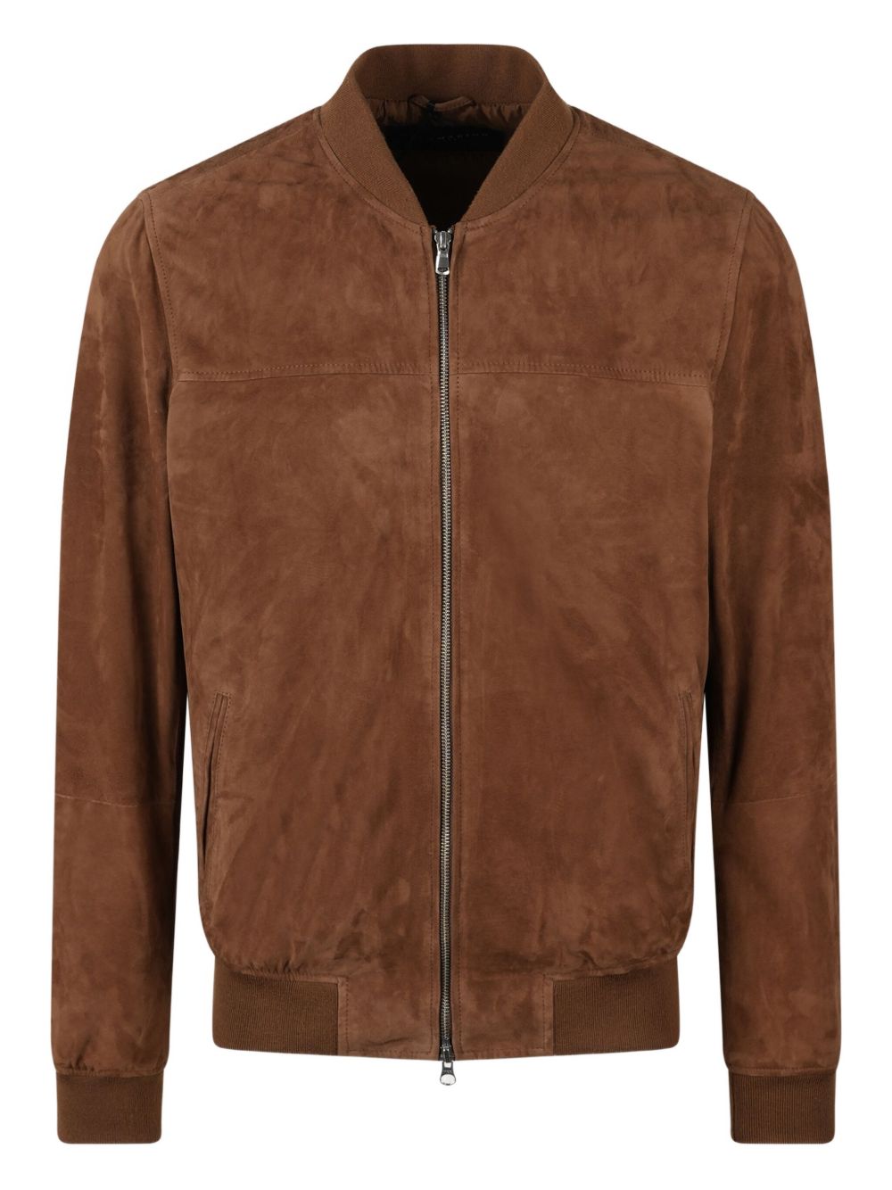 Suede bomber jacket - Blue