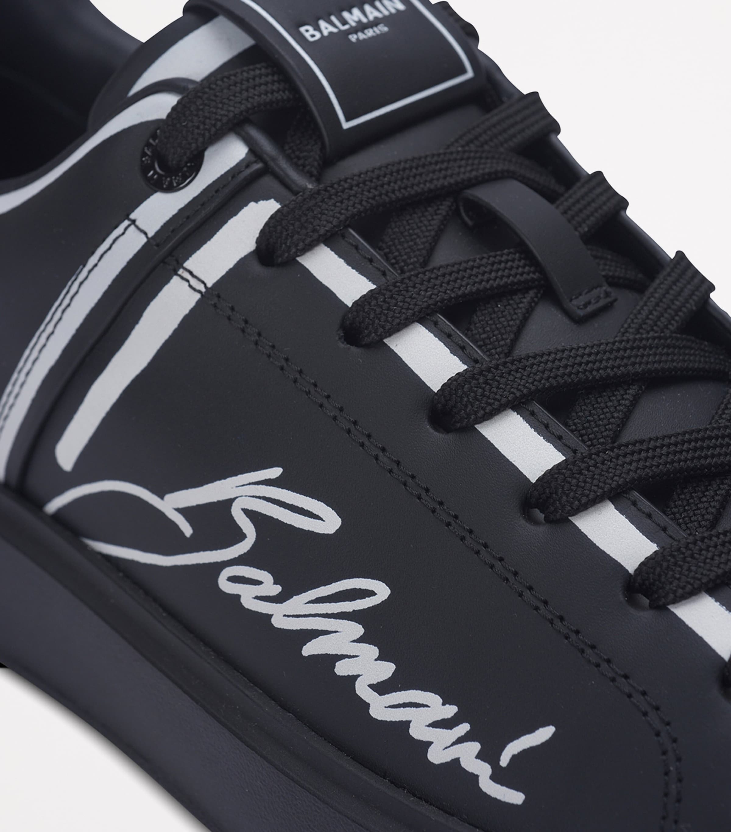 발망 남성 Calfskin B-Court Printed Sneakers 000000000007761498