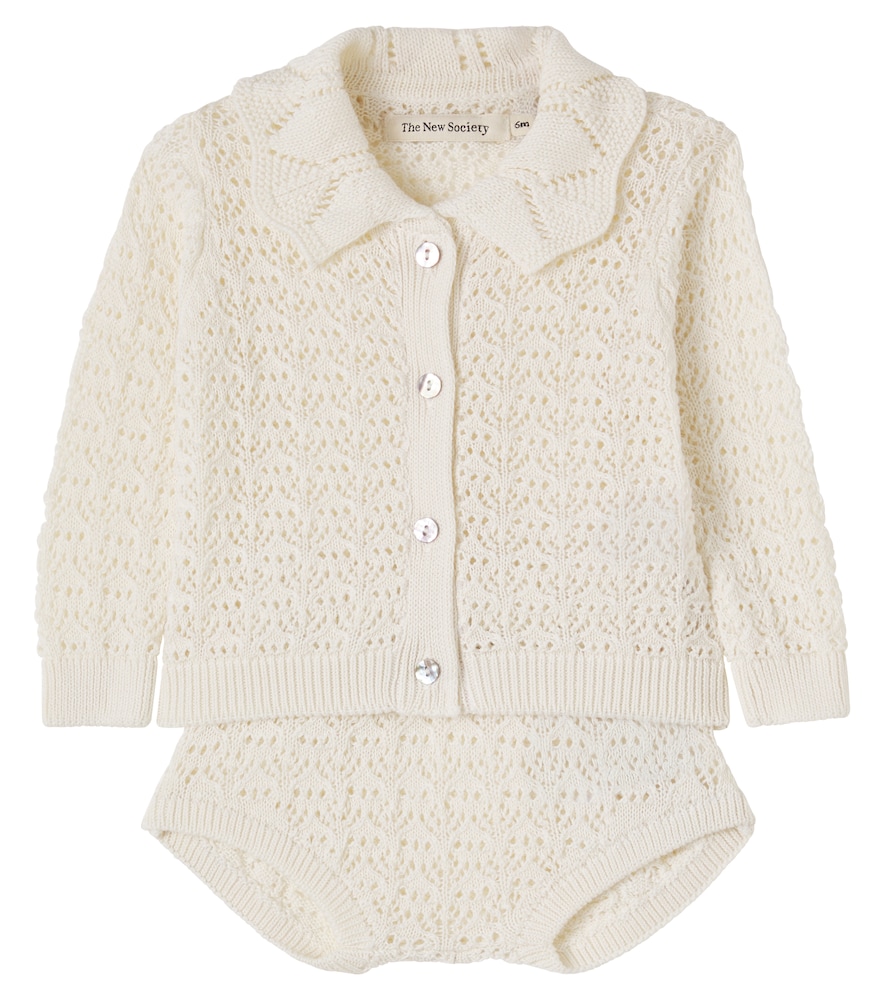 Baby Rompi cardigan and bloomers set