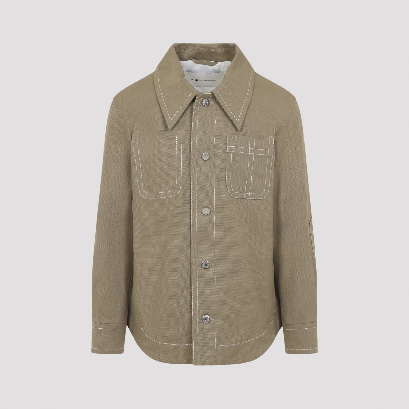 Men's Worker Buttoned Jacket