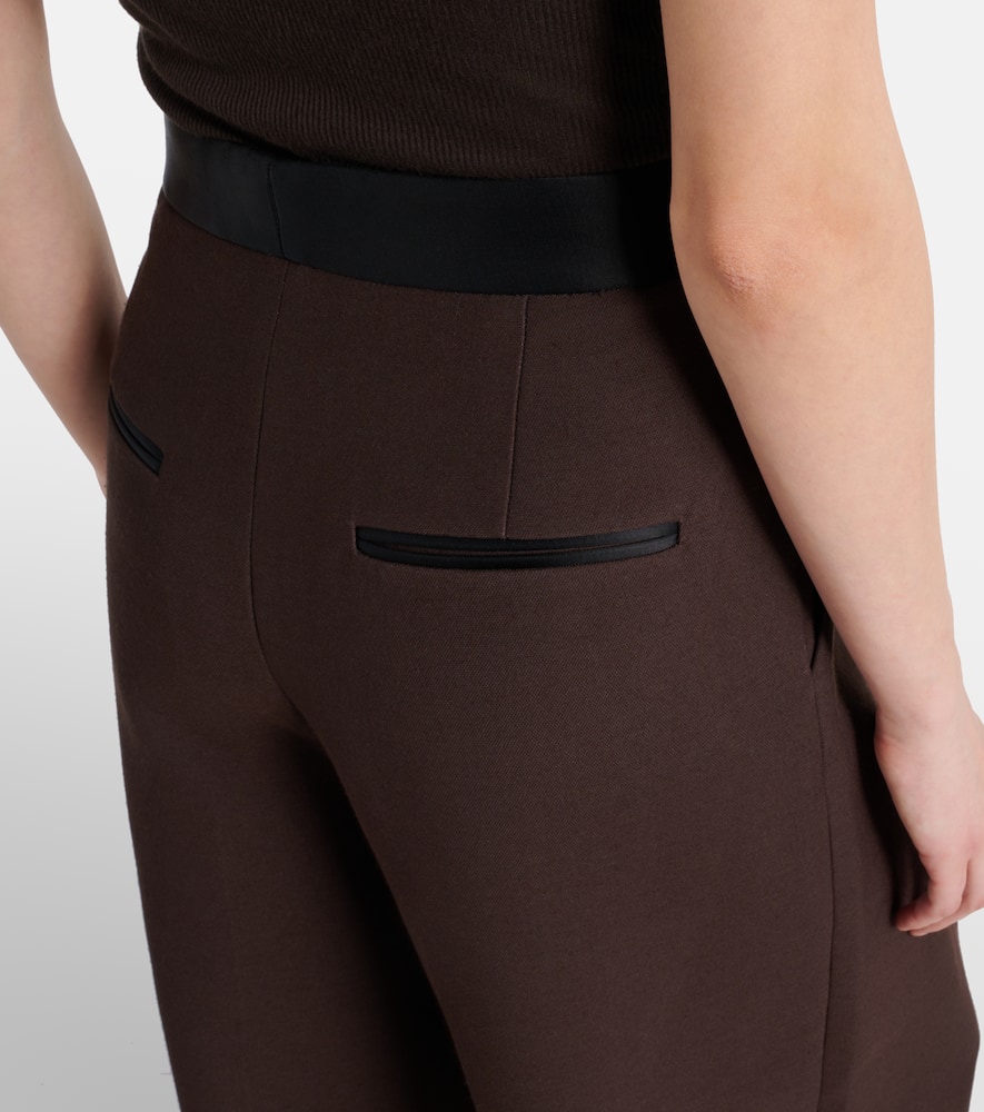 Marine wide-leg pants