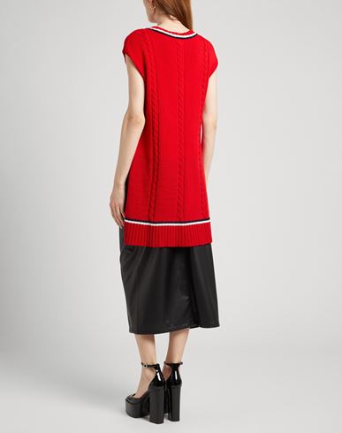 Woman Sweater Red Size 6 Cotton, Polyester